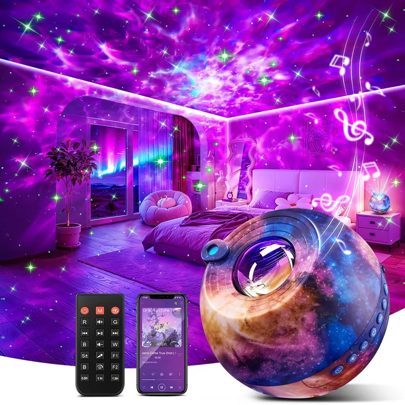 PIKOY Galaxy Projector 4-in-1 (3 Scene Modes)