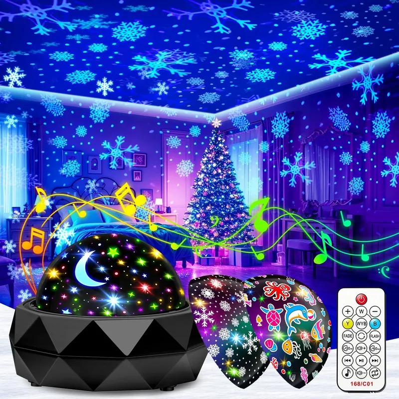 PIKOY Kids Star Projector, 3 Films